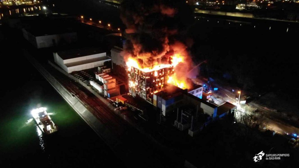 Fire at the OVH data center in France